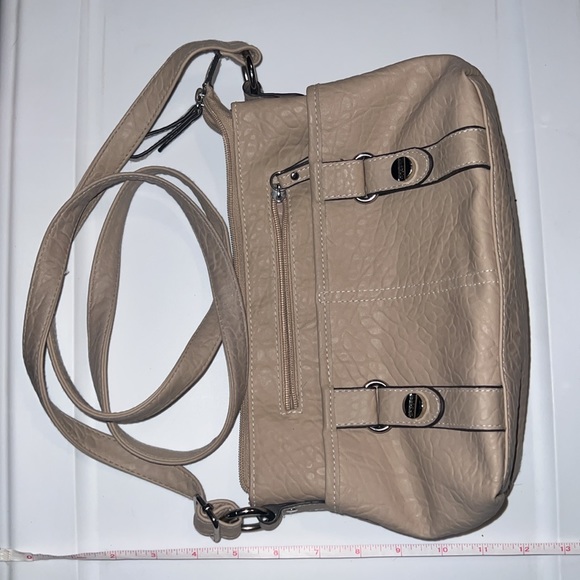 Rosetti Cream/Tan Crossbody - Picture 2 of 6